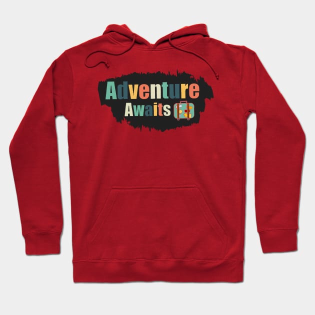 Adventure Awaits Hoodie by Heartfeltarts